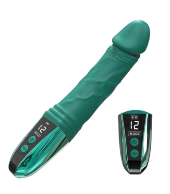 Green Goblin -Вибратор со лед дисплеј 22 cm