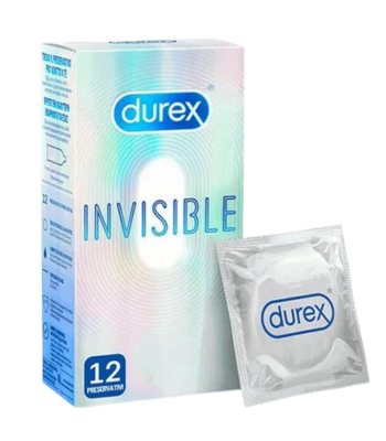 Презервативи Durex Invisible Екстра Тенки 12 Презервативи Durex Invisible Екстра Тенки 12/1